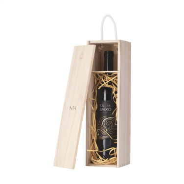 Logo trade corporate gifts picture of: WineWood wine box
